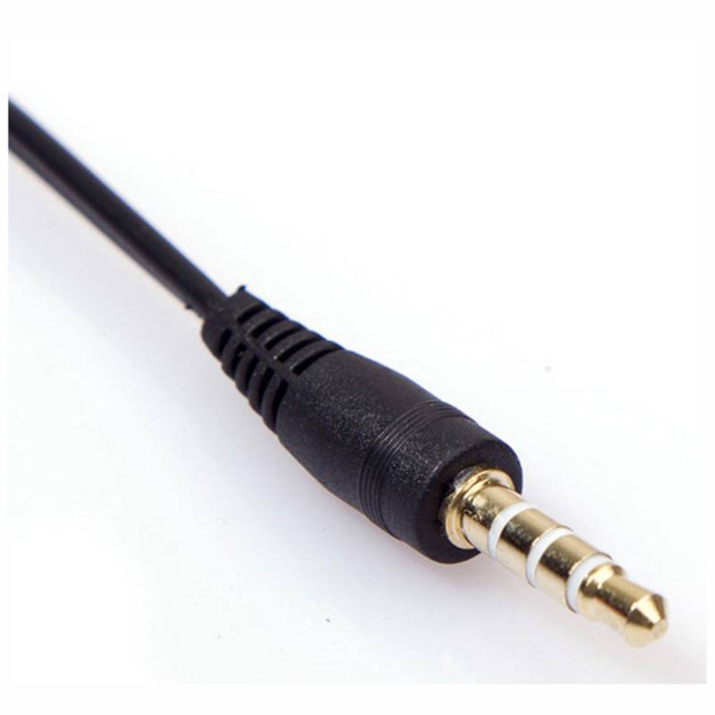 Cable De 2 Jack 3.5 Mm Estéreo Audio Micro A Plug 3.5mm Trrs GENERICO