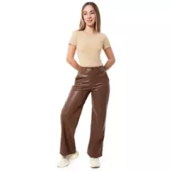 SQUEEZE - Pantalon Moda Cuerina Idira Mujer