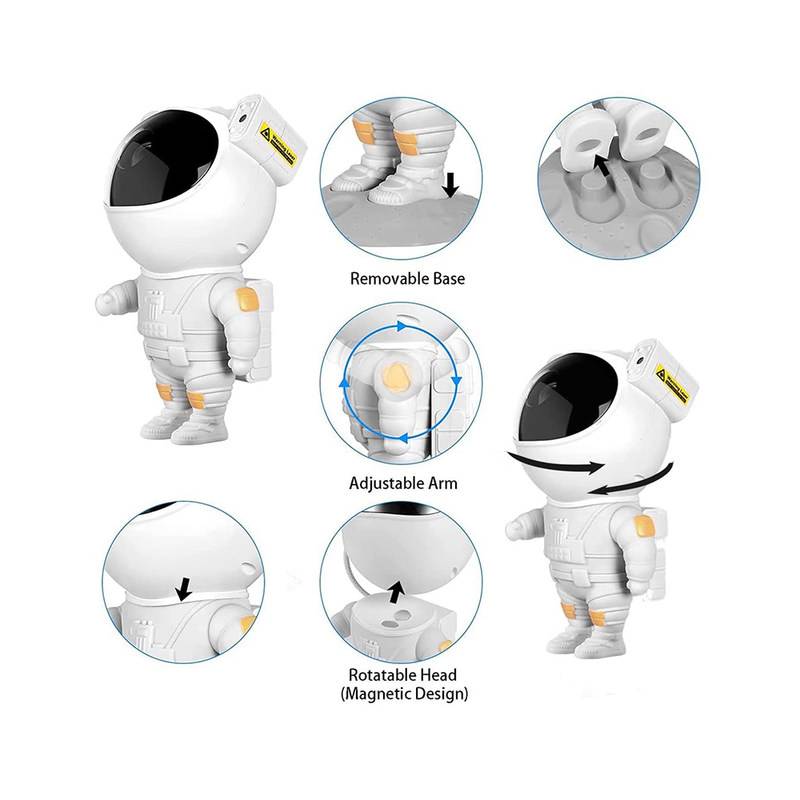 Proyector de Astronauta Nebulosa y Estrellas – Design e-Home