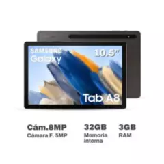 SAMSUNG - Tablet 10.5 Galaxy Tab A8 3Gb 32Gb Sm-X200-Negro