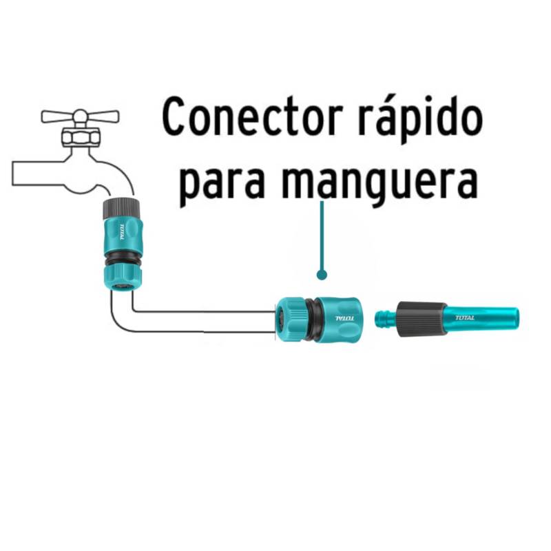 Conector Rápido Grifo-manguera Truper