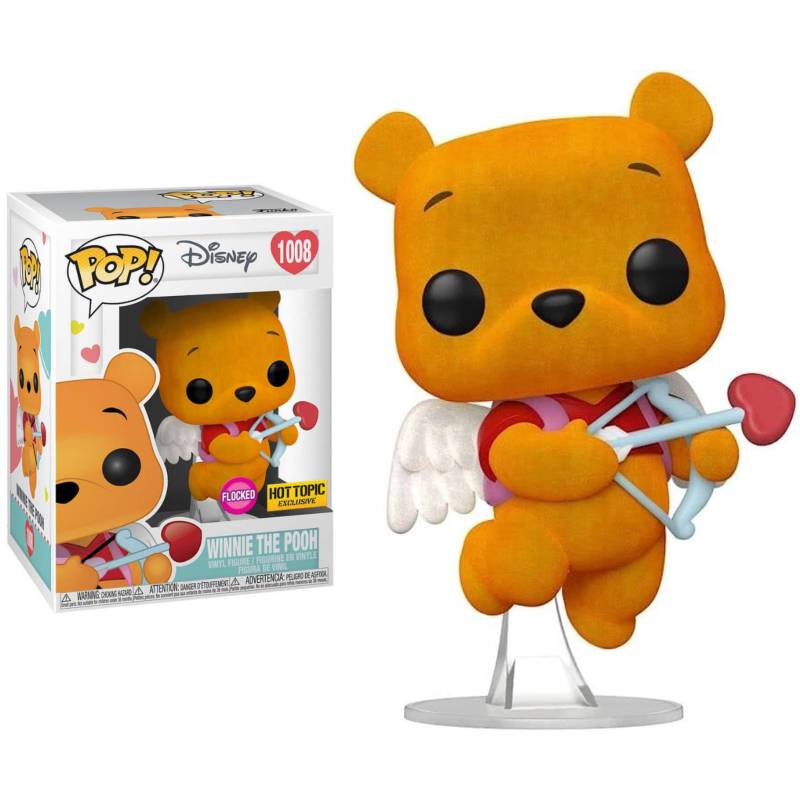 Funko Pop Disney Winnie the Pooh Flocked Cupido San Valentin FUNKO