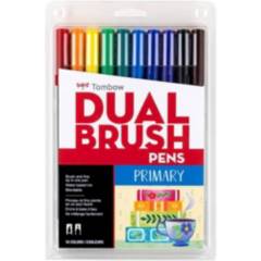 Tombow Dual Brush Pen 10 Colores Primarios