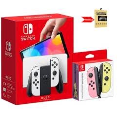 Consola Nintendo Switch Oled Blanco - Joy con - Mica de Regalo