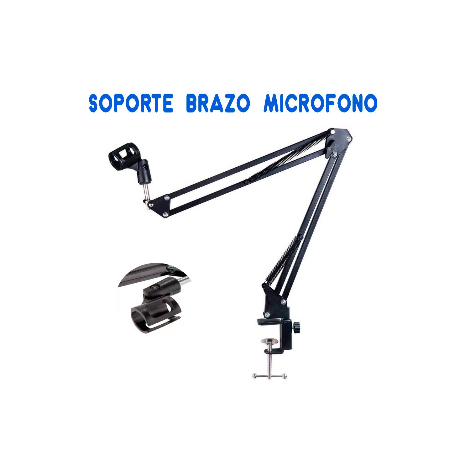 Soporte Brazo Para Micrófono Giratorio 360° con Base Ajustable a