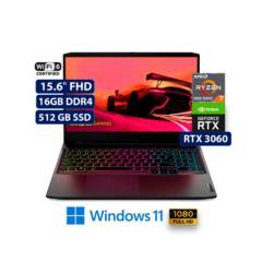 Laptop Lenovo Ideapad Gaming 3 15ACH6 AMD Ryzen 7 5800H 16GB 512GB 15.6"