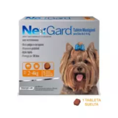 NEXGARD - Nexgard S 11.3mg (2-4 Kg) x 1 tableta suelta