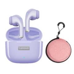 Lenovo LP40 Pro De TWS-Purple Headphones y Storage Bag-Rosa