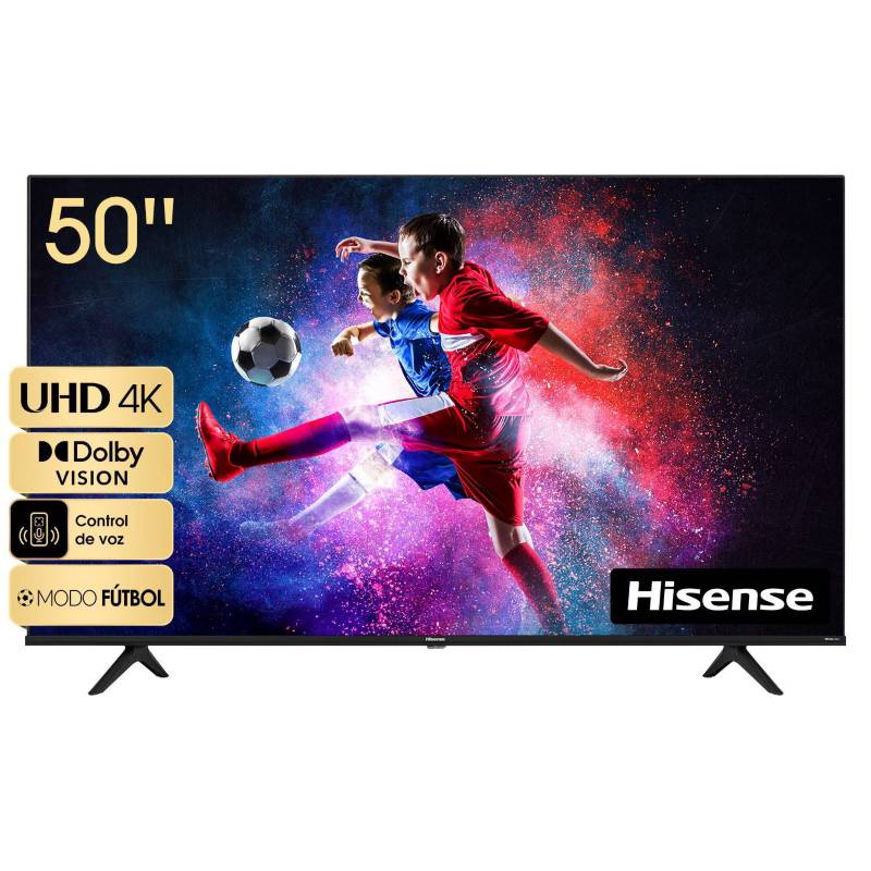 HISENSE - Televisor Hisense Led 50 UHD 4K Smart VIDAA 50A6H