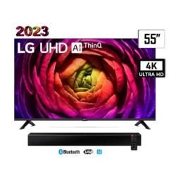 Televisor LG 55" Smart TV 4K UHD Frameless 55UR7300 2023