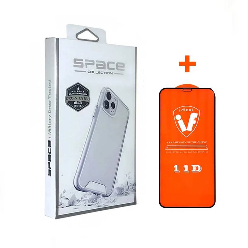 SPACE - Case Space Para Iphone 8 PLUS + Mica de Vidrio