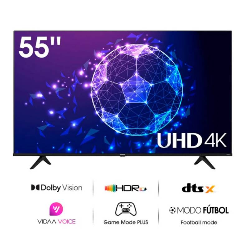 HISENSE - TV HISENSE 55 SMART TV 55A6H 4K UHD VIDAA