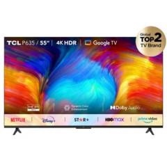 Televisor TCL 55" UHD 4K Smart TV 55P635 Google TV