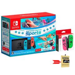 NINTENDO - Consola Nintendo Switch Sport - Joy con - Mica de Regalo