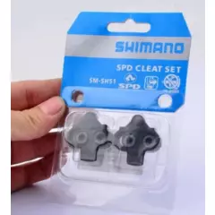 SHIMANO - Calas Shimano Para Zapatos De Mtb Montaña Ciclismo SPD SH-51