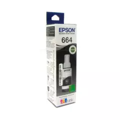 EPSON - TINTA EPSON T664 COLOR NEGRO ORIGINAL SERIE L BOTELLA