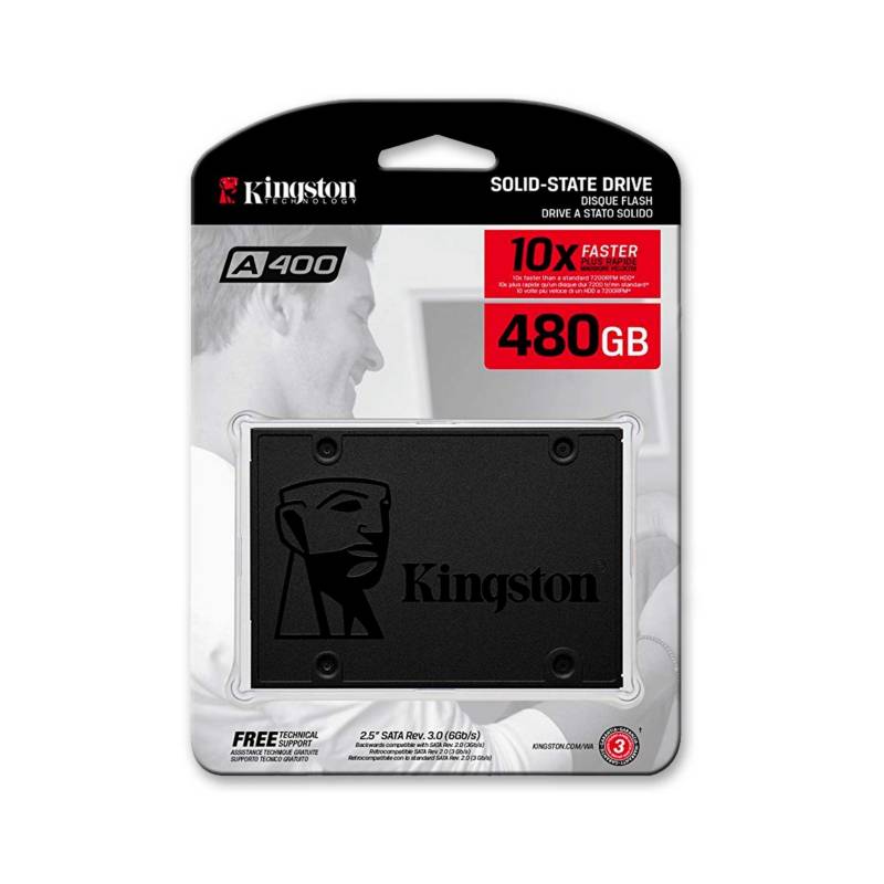 KINGSTON - SSD Kingston A400 480GB  SATA3
