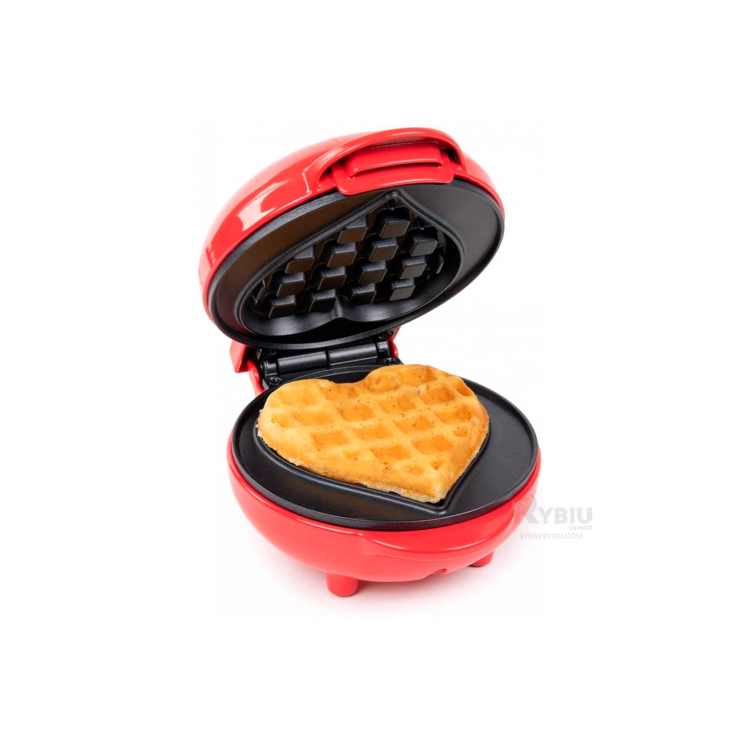 Waflera Electrica Redonda Gofrera Belga Sandwichera Maquina Hacer Waffles  Mini