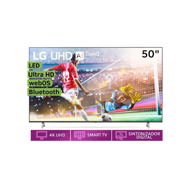 LG - Televisor LG 50UQ7500PSF 50 pulgadas  4K UHD Procesador Inteligente ?5