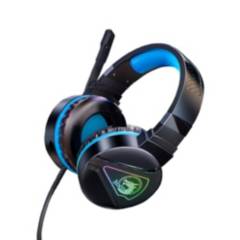 HOCO - Audífono con Micrófono Gaming Hoco W104 Alámbrico 2m Azul De Calidad
