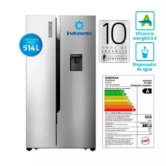 INDURAMA - Refrigeradora Indurama Side by Side 514L RI-788D Croma