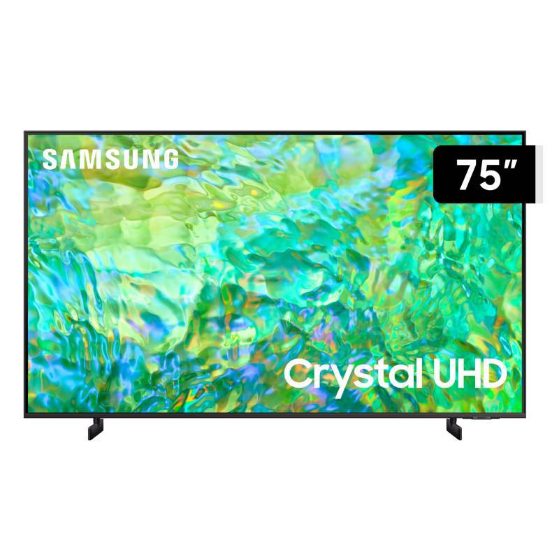 SAMSUNG - Televisor Samsung Smart TV 75 Crystal UHD 4K UN75CU8000GXPE 2023