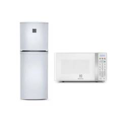 ELECTROLUX - Combo Refrigeradora 138L ERT18G2HNW  Microondas 17L EMDO17S2GSRUW Electrolux