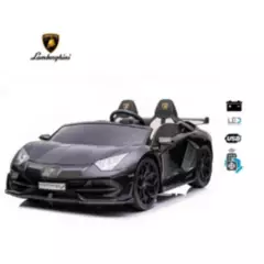 LAMBORGHINI - Auto a Bateria Lamborghini Aventador Licenciado Negro