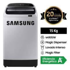 Lavadora Samsung 15 Kg Carga Superior WA15T5260BYPE Gris