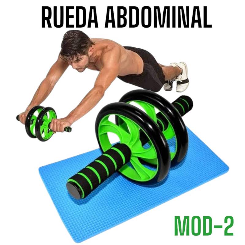 Rueda Abdominal Ejercicio Gym Con Almohadillas Alfombra IMPORTADO