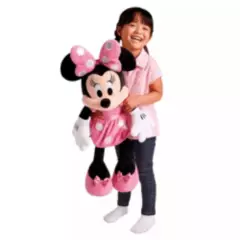 DISNEY - Peluche Minnie Mouse Rosa Grande