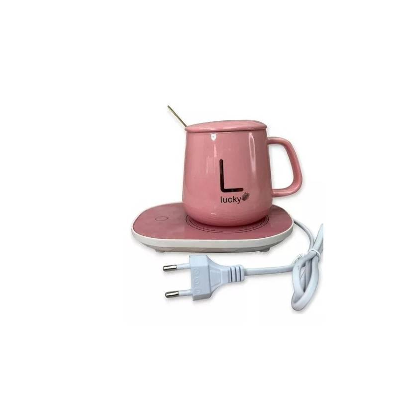 Calentador taza mug eléctrico café kawaii calidad A1 GENERICO