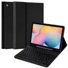 GENERICO - Funda Smart Cover con Teclado Bluetooth para Tablet Samsung  S6 Lite 10,4" SM-P610  Negro