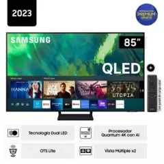 SAMSUNG - Televisor SAMSUNG QLED 85 Ultra HD 4K Smart TV QN85Q70CAGXPE