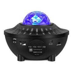GENERICO - Proyector Parlante Galaxia Bluetooth Luces Led Control