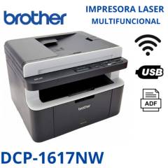 Impresora láser brother DCP-1617nw multifuncional wi-fi