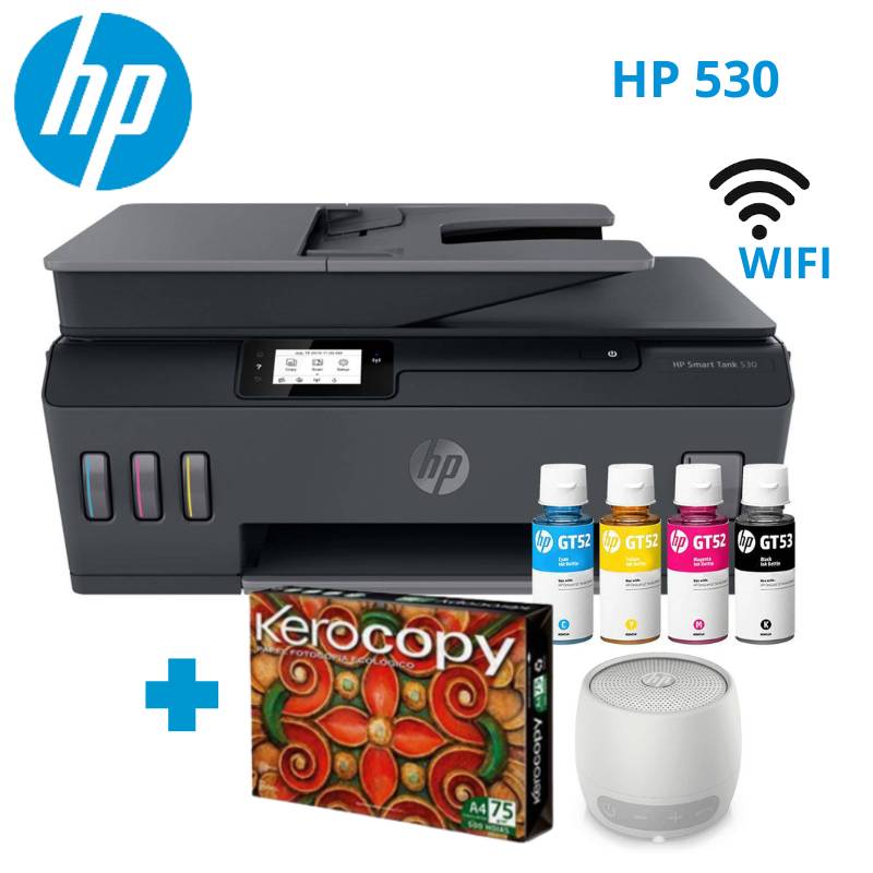HP - Impresora Multifuncional HP SMART TANK 530 Wifi