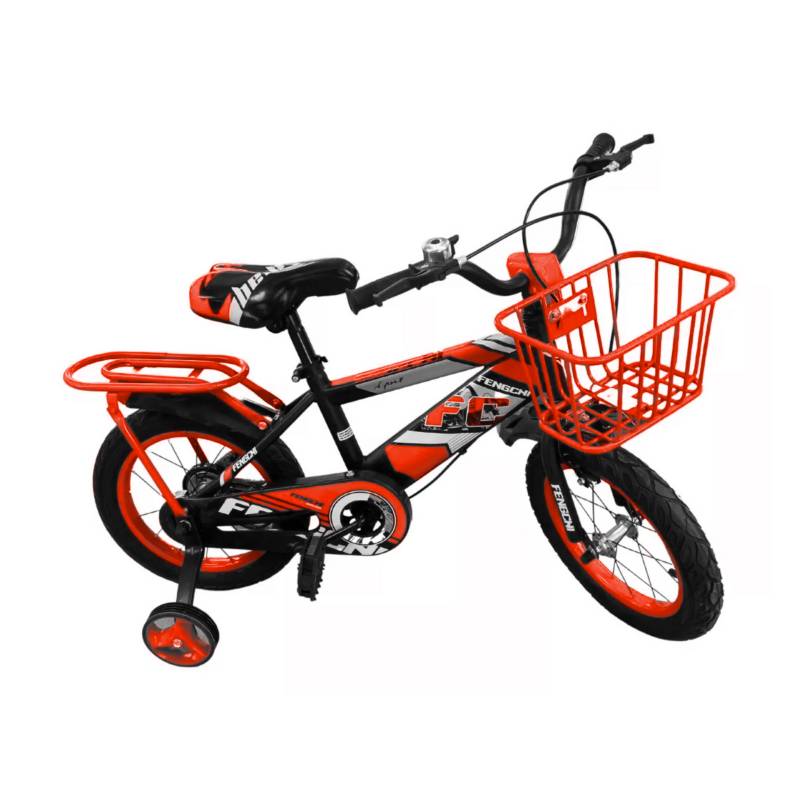GENERICO - Bicicleta Para Niño Infantil Kids Aro16  Rojo