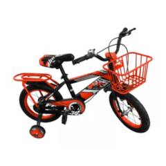 Bicicleta Para Niños Unisex Infantil Kids Aro16 Rojo