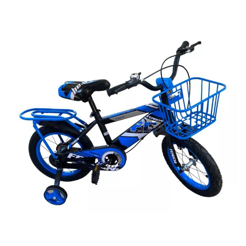 GENERICO - Bicicleta Para Niño Infantil Kids Aro16 Azul