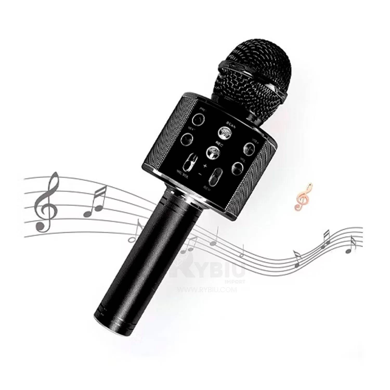 Microfono Karaoke Bluetooth Inalambrico Parlante Usb Sd Aux