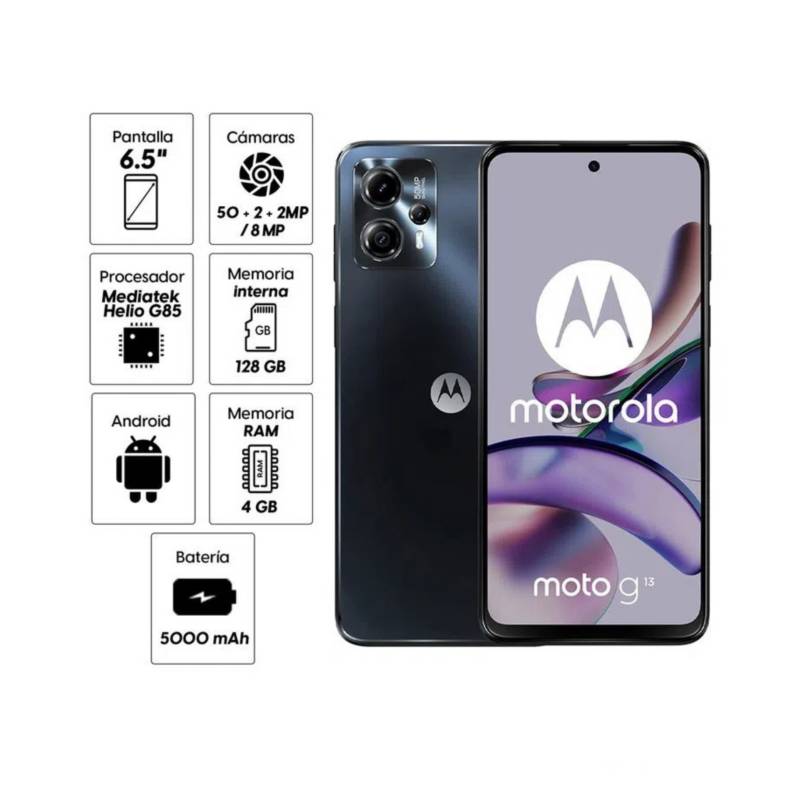 Celular Motorola Moto G14 4gb 128gb Camara 50mp + 2mp Gris