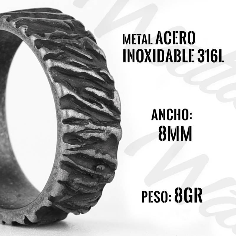 Anillo Acero Inoxidable para hombres en Wattaca Perú