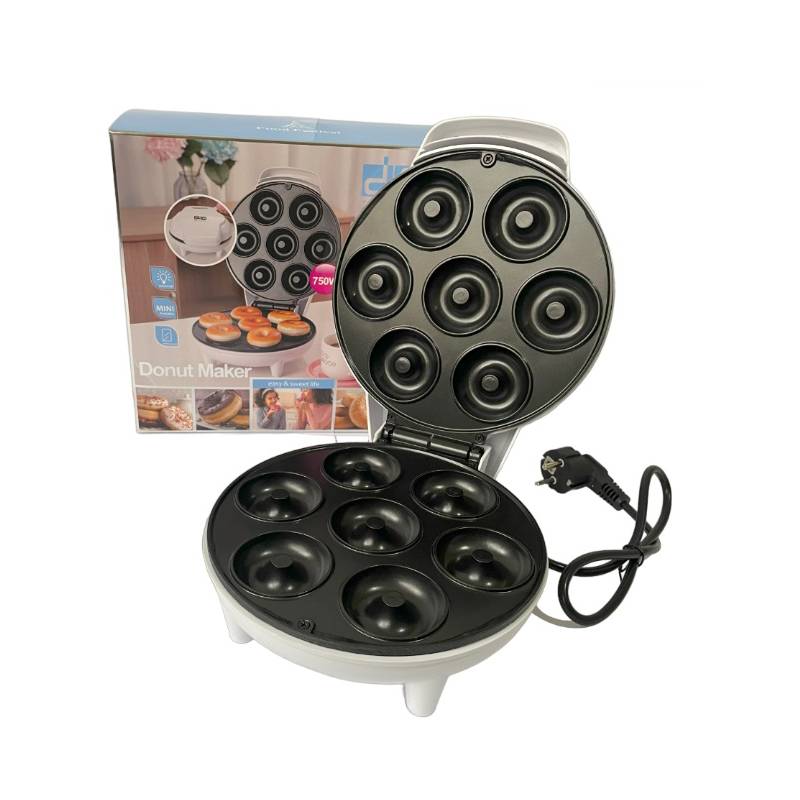 Maquina Mini Donas Antiadherente 7 Moldes Generico 