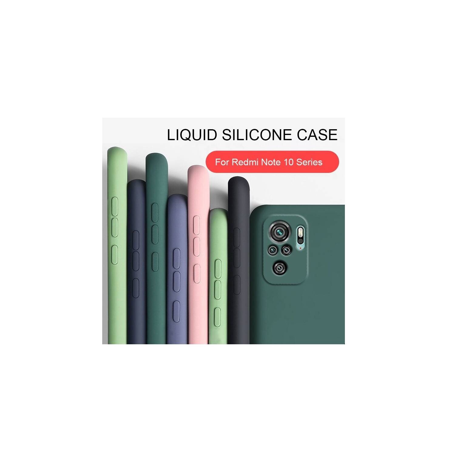 Funda Silicona Liquida para Redmi Note 10 / Note 10s GENERICO