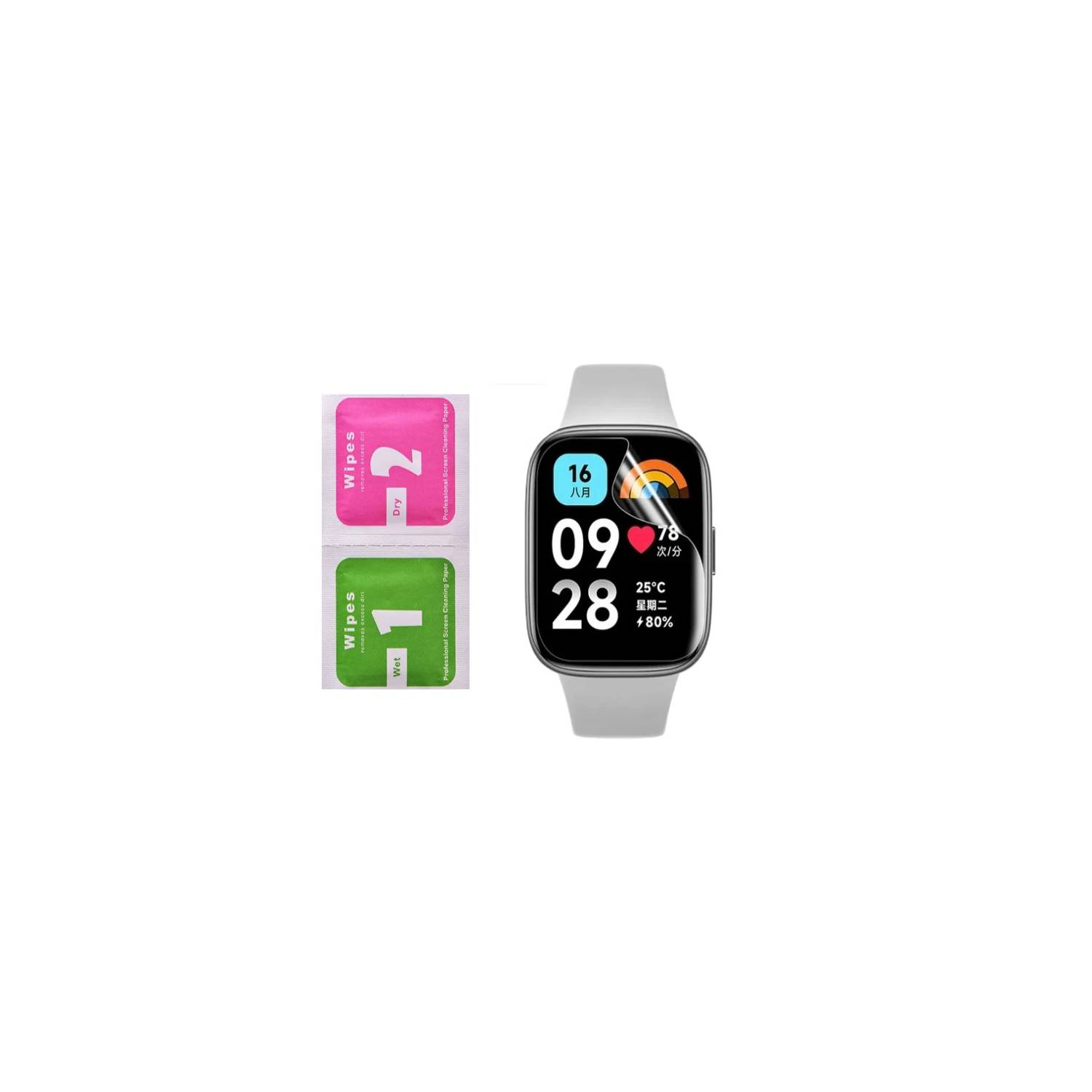 Xiaomi Redmi Watch 3 Active Gris + Protector Pantalla Hidrogel XIAOMI