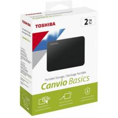 TOSHIBA - Toshiba Disco Externo 2TB Canvio Basic Negro