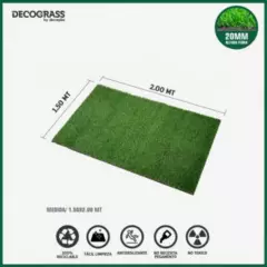 DECORPLAS - Grass Sintético Decograss Modelo Garden 20Mm Verde 150X200