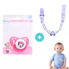 TUINIES - Chupon para bebe Minnie S con Clip sujetador