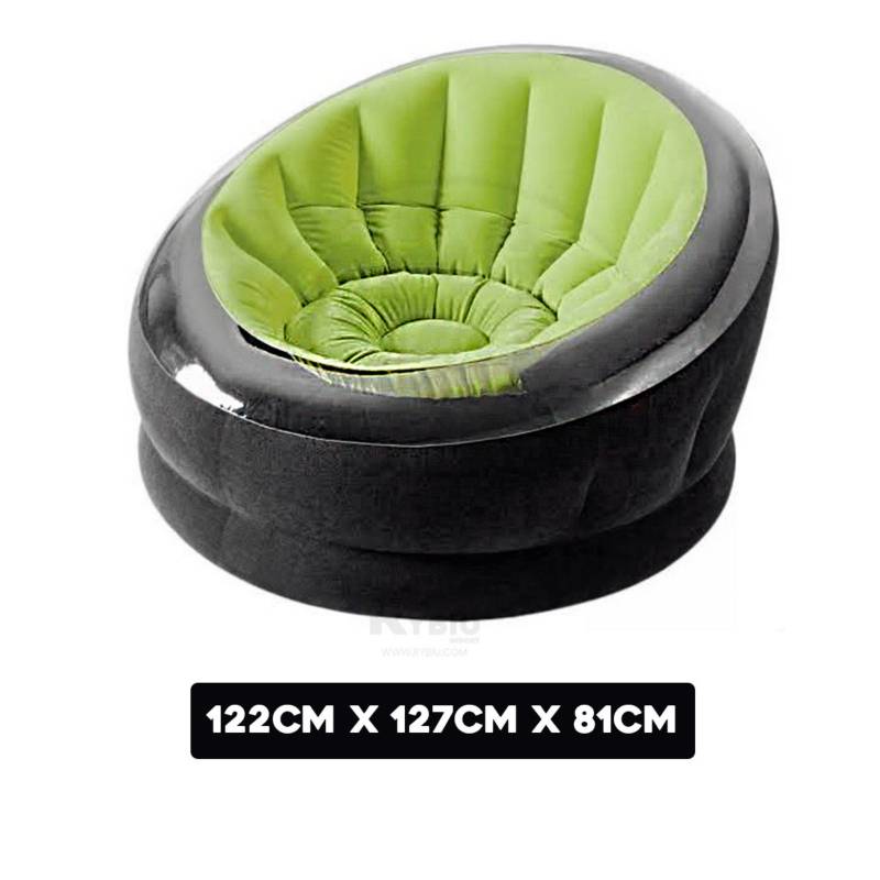 Generico Sofa Hinchable de Color Verde